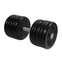 Гантель классик MB Barbell с вращающейся ручкой 52 кг MB-FdbEM-B52