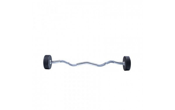 Фиксированная кривая штанга Live Pro Ez Curl Urethane Barbells LP8011-25 25кг 600_380