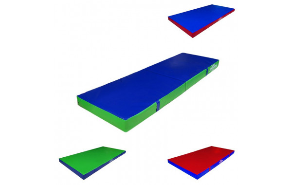 Мат гимнастический 200х50х10см винилискожа складной в 2 сложения (ппу) Dinamika ZSO-001265 600_380