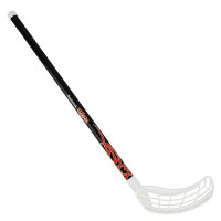 Клюшка для флорбола RealStick Tribal Jr MR-KF-TR70-WH, 70см,прямой крюк,пластик,черн-бел-оранж