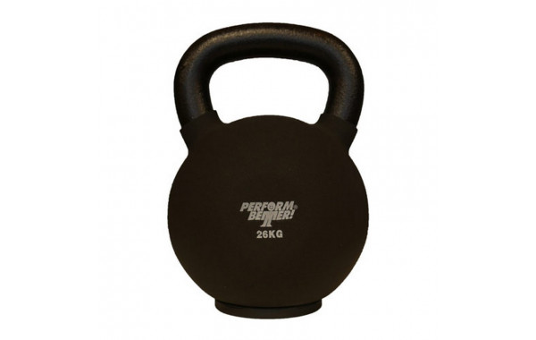 Обрезиненная гиря 24 кг Perform Better Neoprene Kettlebell 8942 черный 600_380