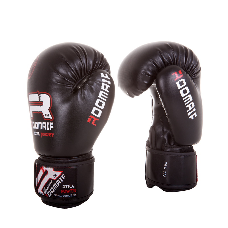 Боксерские перчатки Roomaif RBG-112 Dx Black 12 oz 800_800