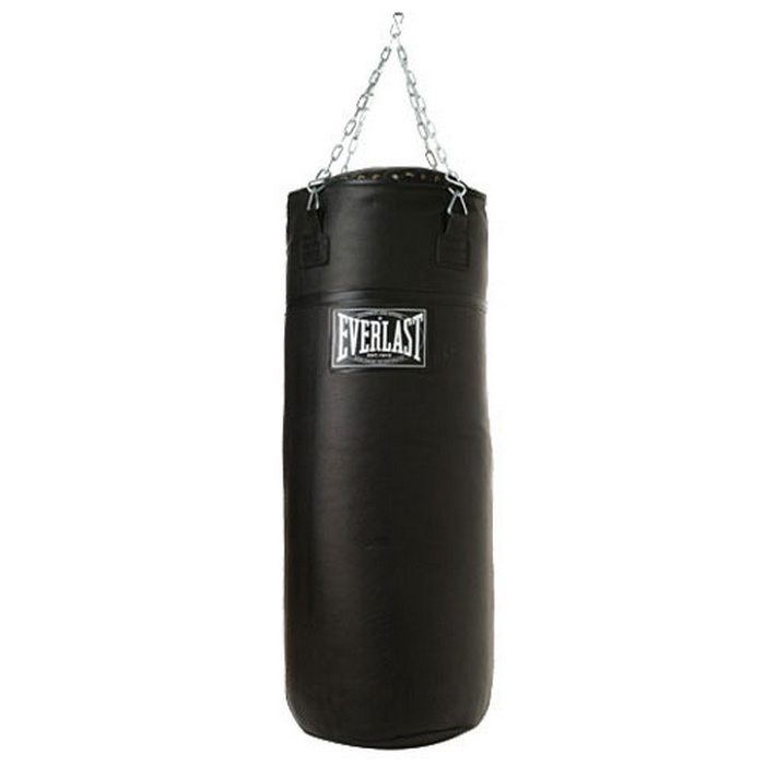 Боксерский мешок Everlast super leather 150lb черн. 251501 700_700